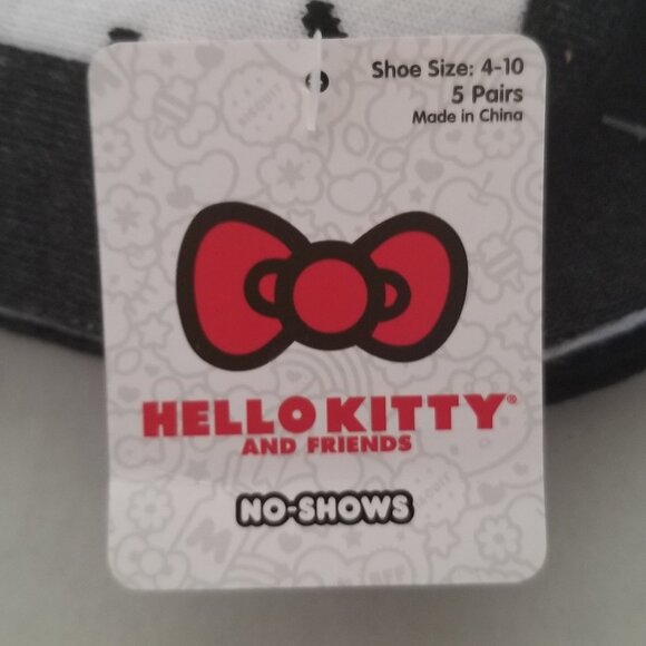 Hello Kitty and Friends No Show Socks (5 pairs) - Picture 2 of 8